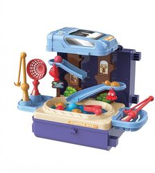 3 in 1 Fishing Playset for Kids in Bus Theme - 28 Pcs